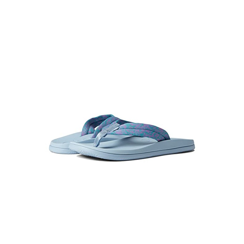 Chaco Chillos Flip para mujer, Tube Breeze Teal, 24 cm