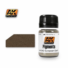 AK Interactive Pigments Europe Earth # 042