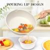 GiPP Nonstick Deep Frying Pan Skillet, 9.5" Saute Pan with