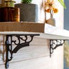 Hammer and Tongs - Ornate Iron Shelf Bracket - D150mm
