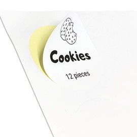 24 per Sheet, 25 Sheets, 40mm A4 Round White Sticker Paper Circle Labels, Laser/Inkjet Printing