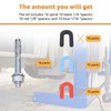 Aomitop Lift Install Kit, Car Lift Installation Install Kit,(16Pcs 3/4"