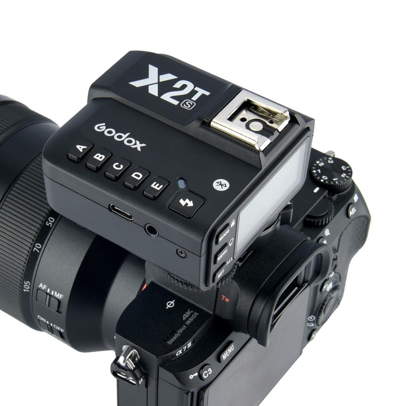 Godox X2T-S TTL Wireless Flash Trigger for Sony 1/8000s HSS