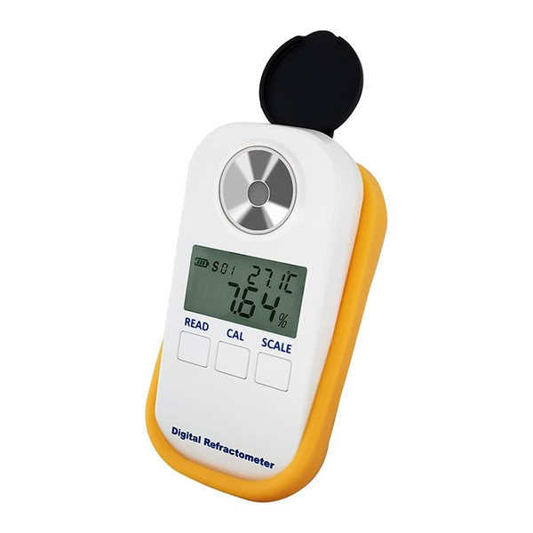 HELYSH Hand Held Refractometer Digital Refractometer，Dairy Cow Colostrum Concentration Meter，Protein Content Tester Meter