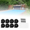 8 Sets Swimming Pool Roller Strap Solar Cover Reel Attachment