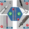 Treki Colourful PH2 Screwdriver Bits Set, 10pcs Magnetic Collar Screwdriver