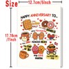 Asmallgf Cute Anniversary Card Gifts for Women Men Him Her