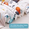 JSD Dinosaur Kids Comforter Set Twin Size, 2 Piece Microfiber