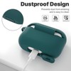 ATUAT Compatible with AirPods Pro Case, Protective Silicone Cover Compatible
