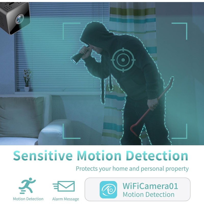 Mini Camera Wireless 1080P Camera Home Security WiFi Mini Nanny