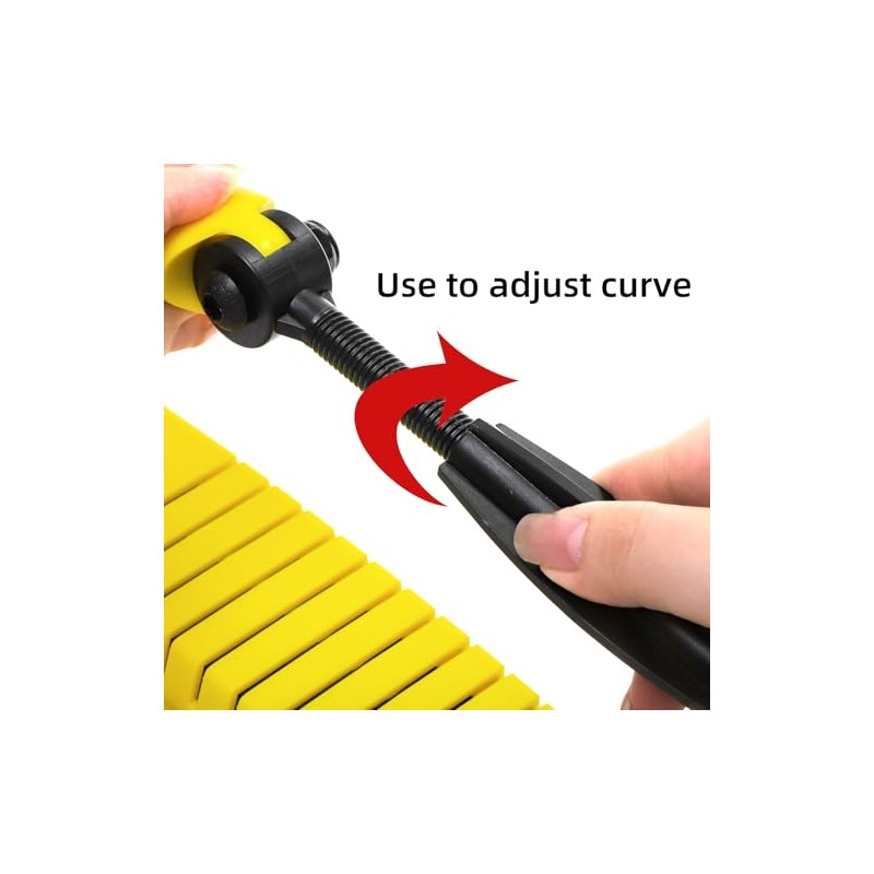 Hand Sanding File Block, Adjustable Radius Flex Longboard Sanding Block