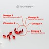 HEALTHADDICTION - 2 Pack Suplemento Omega 3, 6, 7 y