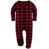 The Peanutshell Footed Baby Sleepers for Boys or Girls, Buffalo