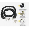 1.2 M Candado De Cadena Antirrobo Para Bicicleta Y Moto
