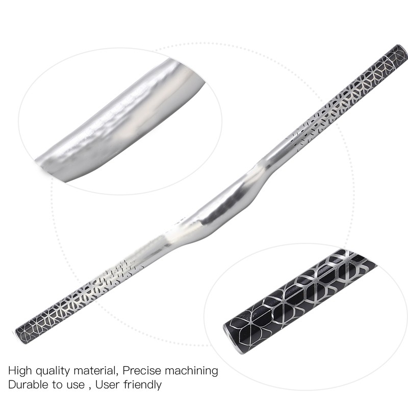 Mountain Bike Handlebar 740mm Bike Handlebar Aluminum Alloy Mountain Bicycle