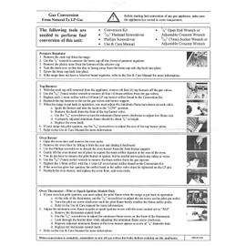 Summit Appliance KIT LP Conversion Kit; Convert Summit Open Burner Battery Start Ranges into LP Gas; Works with Summit Ranges that Utilize the Battery Ignition System; Kit Contains 4 Bronze Adapters