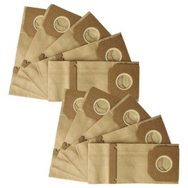 vhbw 10 x Turbo Filters Compatible with Metabo SR 326, SR 328, SR 216, SR 226, SR E 217 Orbital Sander, Random Orbital Sander, Paper Dust Bag Set, Brown