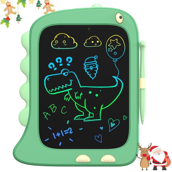 ORSEN Toddler Toys for 3 4 5 6 7 8 Year Old Boys Girls Gifts, LCD Writing Tablet 8.5inch Kids Toys Doodle Board, Dinosaur Toys Drawing Pad for Kids 3 4 5 Year Old Boy Girl Birthday Gifts (Green)