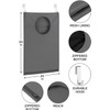 VERADOME Hanging Laundry Hamper Bag – Space-Saving Dirty Clothes Storage