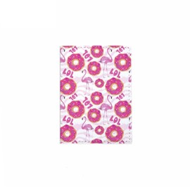 Cute Women Passport Cover Women Passport Horder PU Leather Travel Unicorn Passport Book Holder, Donut Flamingo, Cute