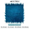 Ice Fabrics Faux Fur Fabric Squares - 10x10 Inches Pre-Cut