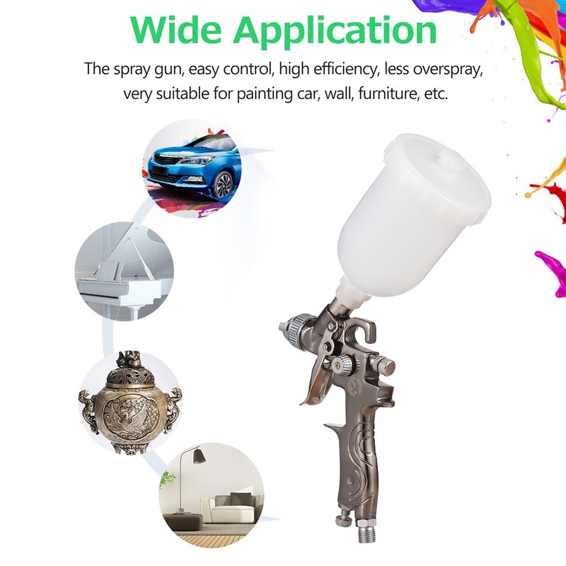 LVMP Feed Air Spray Gun Mini Paint Spraying Gun Kit