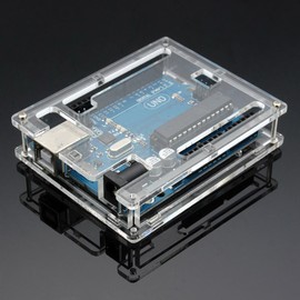 Youmile Uno R3 Case Enclosure New Clear Glossy Acrylic Computer Box Compatible with Arduino UNO R3