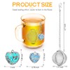 NSTaygate 2pcs Tea Infuser Tea Strainers for Loose Tea Luminous