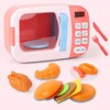 Kids Electric Microwave Oven Toy Set Cool Music Simulation Cooking