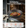 Heavy-Duty Cast Iron Skillet Set 3-Piece Pre-Seasoned Chef's Pan with
