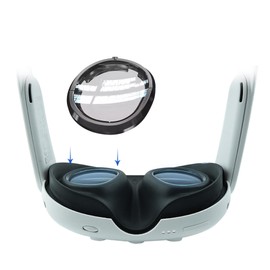 PSI 1 Prescription Lens for Oculus Meta Quest 3 Glasses, Inserts Compatible for VR Accessories, Anti Blue Light Myopia SPH:-5.50L