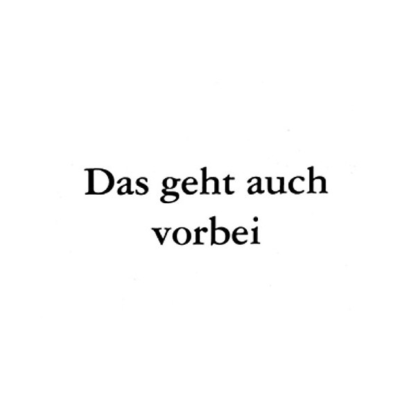 Inkognito Postcard A6 • 4304 "Das geht vorbei Artist: Folke