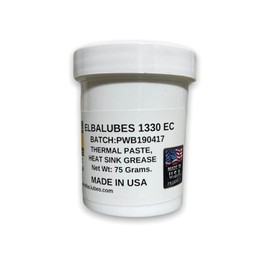ELBA LUBRICATION INC Dielectric Grease | ELBALUBES 1330 EC | Thermal Grease | 75 Grams JAR | Battery Terminal Grease | Spark Plug Grease.| Compare to: Nyogel 767A Nye Lubricants, Clear