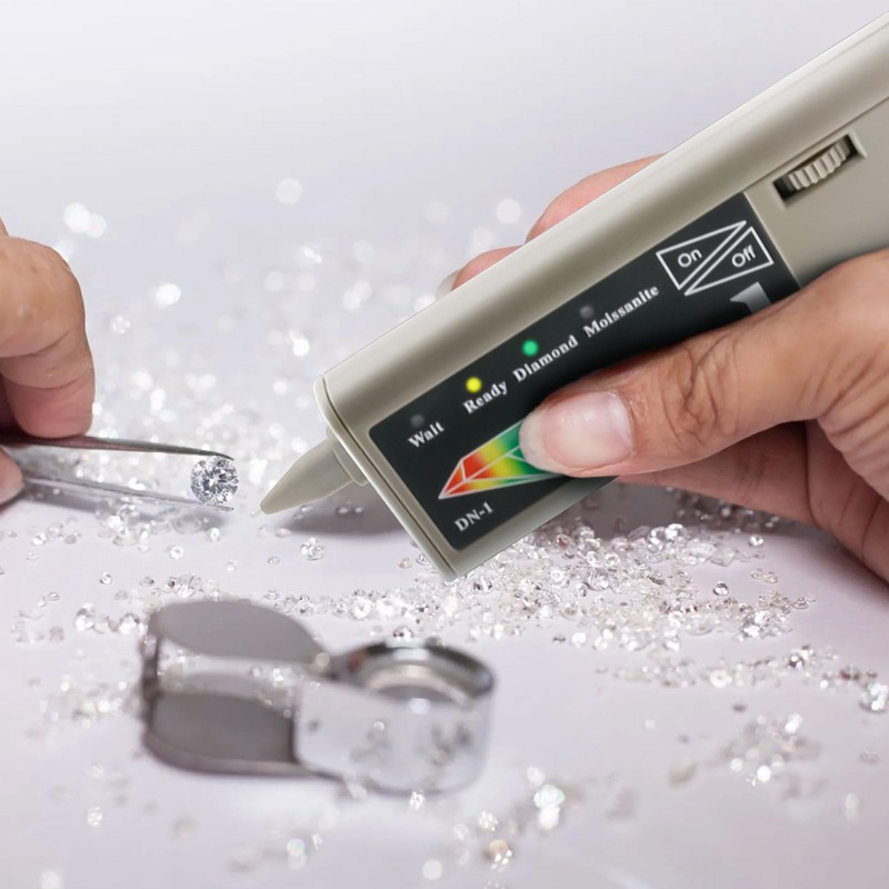 Moissanite Diamond Tester Pen, 2 in 1 Diamond & Moissanite