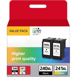 For Canon 2PK Ink Cartridges for Canon PG-240XL CL-241XL PIXMA MG2120 MG3600 TS5120 MG3620