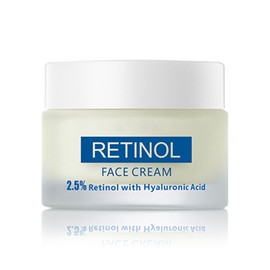 Retinol 2.5% Cream 50g Hyaluronic Acid Pore Moisture Retinol Cream Dry Skin Night Cream Retinol A 2.5% Cream (Retinol 2.5% Cream)