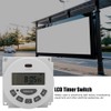 CN101A L701‑12V Digital Time Switch LCD Congenerous Micro‑Computer Electron Timer