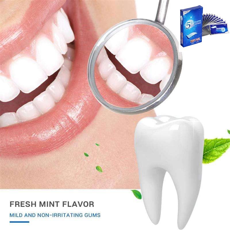 AIMALL 5d Teeth Whitening Strips Pro Safe White Tooth Clean