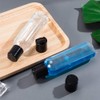 FINGERINSPIRE 50 Pack Press Disc Caps 24/410 Black Dispensing Press