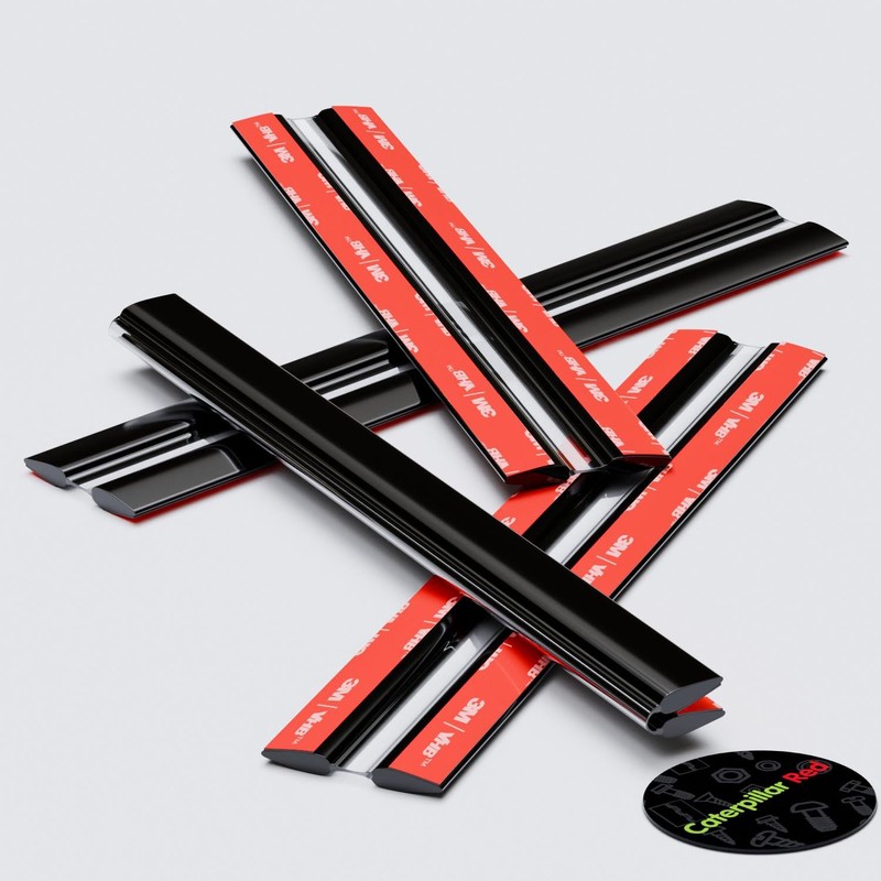 4 x 200mm Black Flexible Hinges – No glue required.