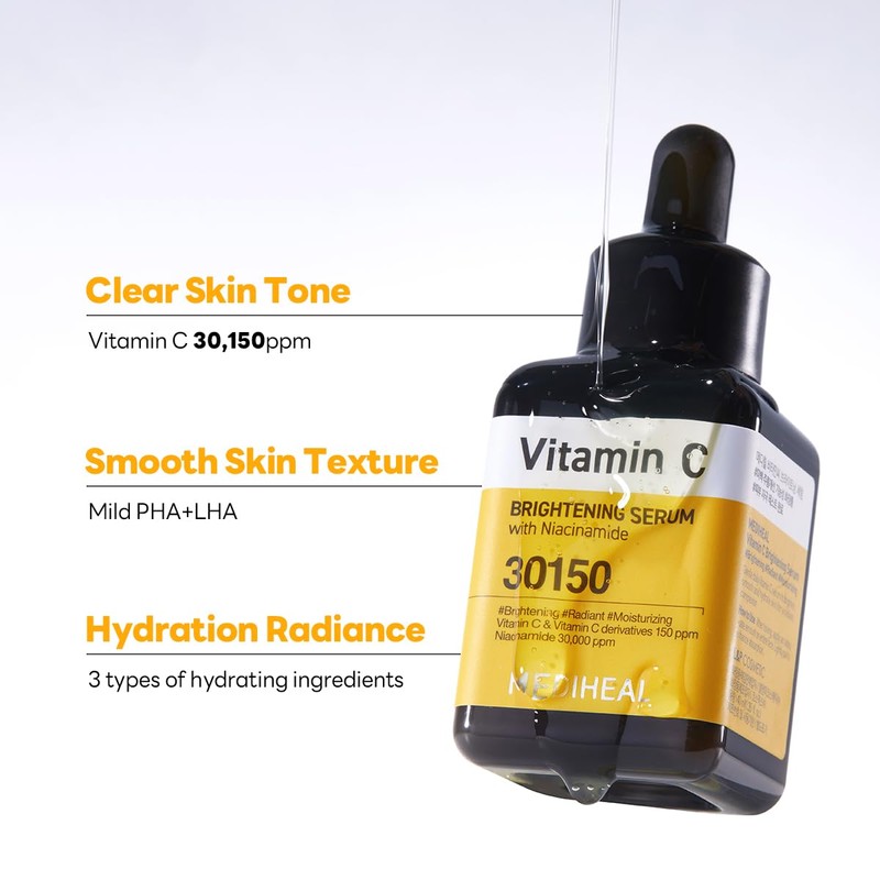 Mediheal Vitamin C Brightening Serum, 1.4 fl oz (40 ml),