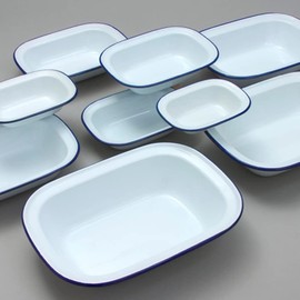 FALCON Oblong Pie Dish WHT 24CM