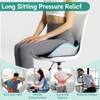 Orthopaedic Seat Cushion, Memory Foam Coccyx Cushion, Ergonomic Office Cushion,