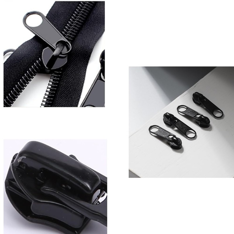 24 Pcs Zipper Replacement Zipper Pull Replacement Zippers Sewing Replacements