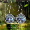 Tree Of Life Earrings for Women Aeonslove Sterling Silver Drop