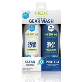 HEX Performance Sport Scent Dual Action Gear Wash, 16oz - Designed for Lacrosse Pads, Hockey Gear, Football Pads, Boxing Gloves, Compression Apparel, Outerwear, Wetsuits, Braces