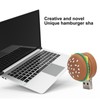 USB 2.0 Flash Drive Hamburger Shape Memory Stick 3D Cartoon