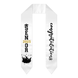Luirioe Senior 2025 Graduation Stole Class of 2025 Graduation Stole for High School College Graduates