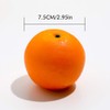 Veryhome 6pcs Artificial Orange Fake Fruit Plastic Food For Home