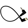 Seadream USB C to 2.5mm Audio Cable Double Angled USB